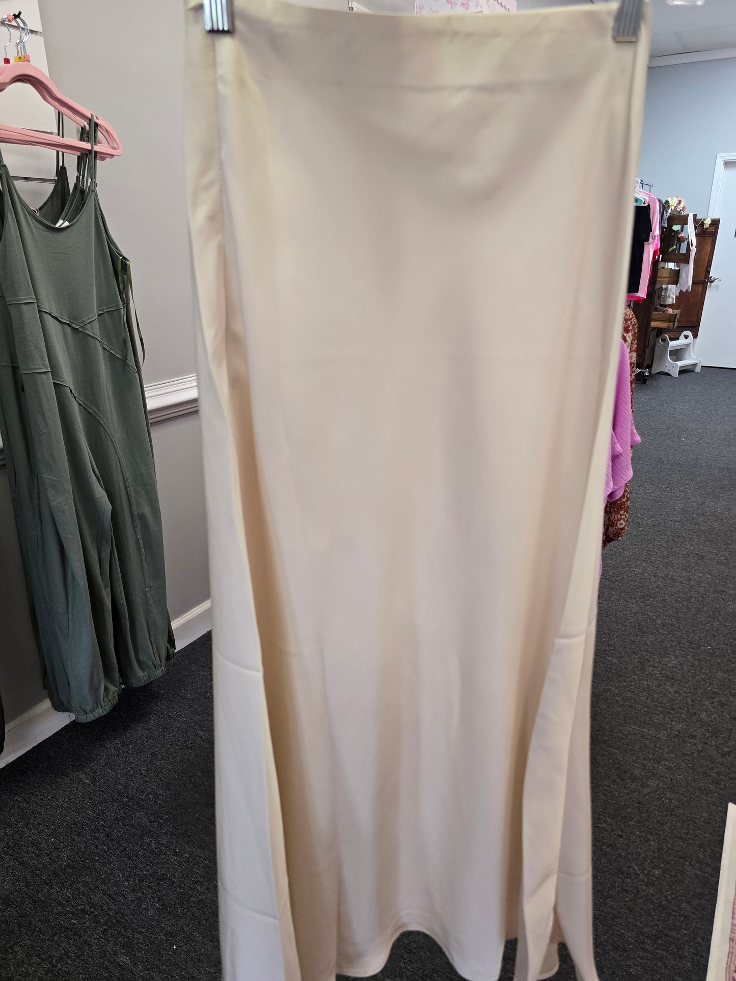 Satin Maxi Skirt