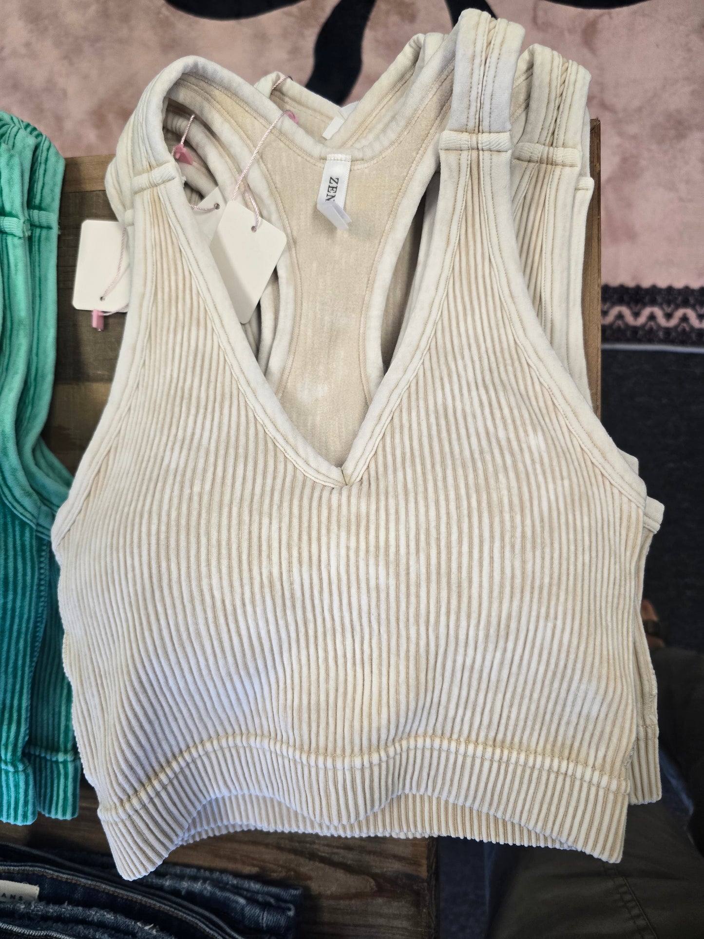 Racerback Tank Top Padded (removable)