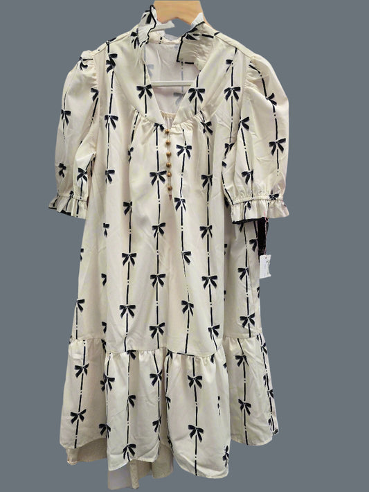 Dress with Black Bows