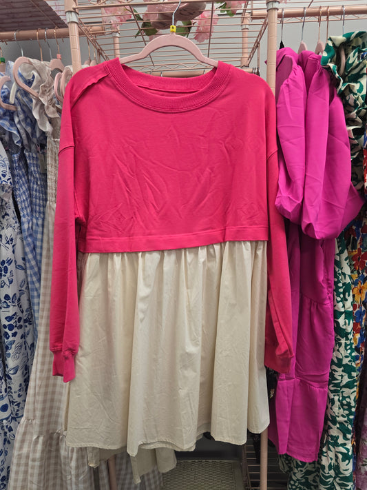 Long-sleeved Babydoll Dress