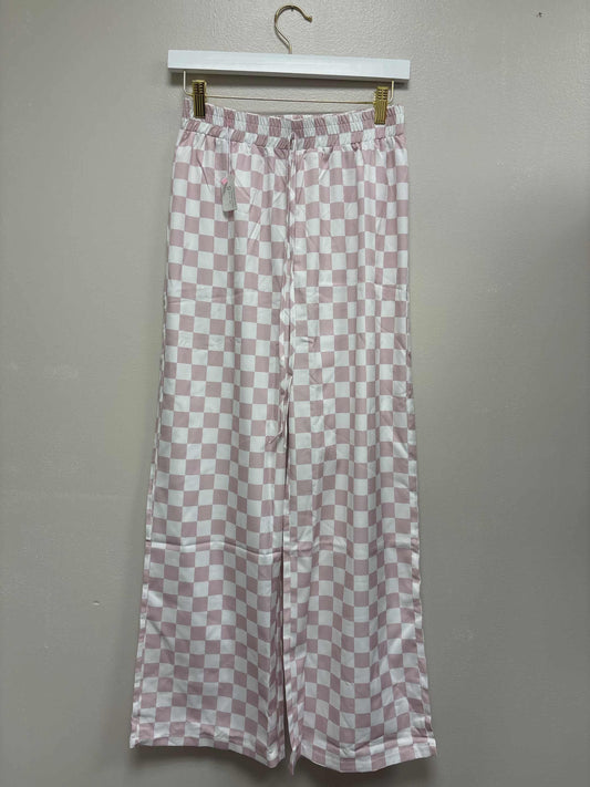 Pink Checkered Pants