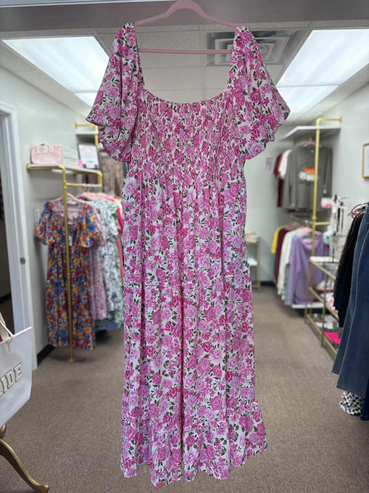 Pink Floral Dress