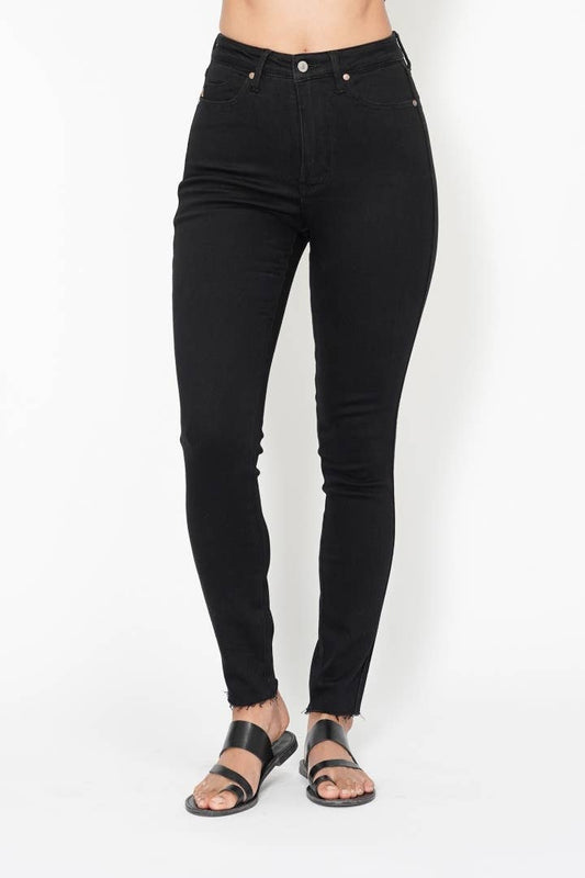 High Waisted Tummy Control Shield Pockets Skinny