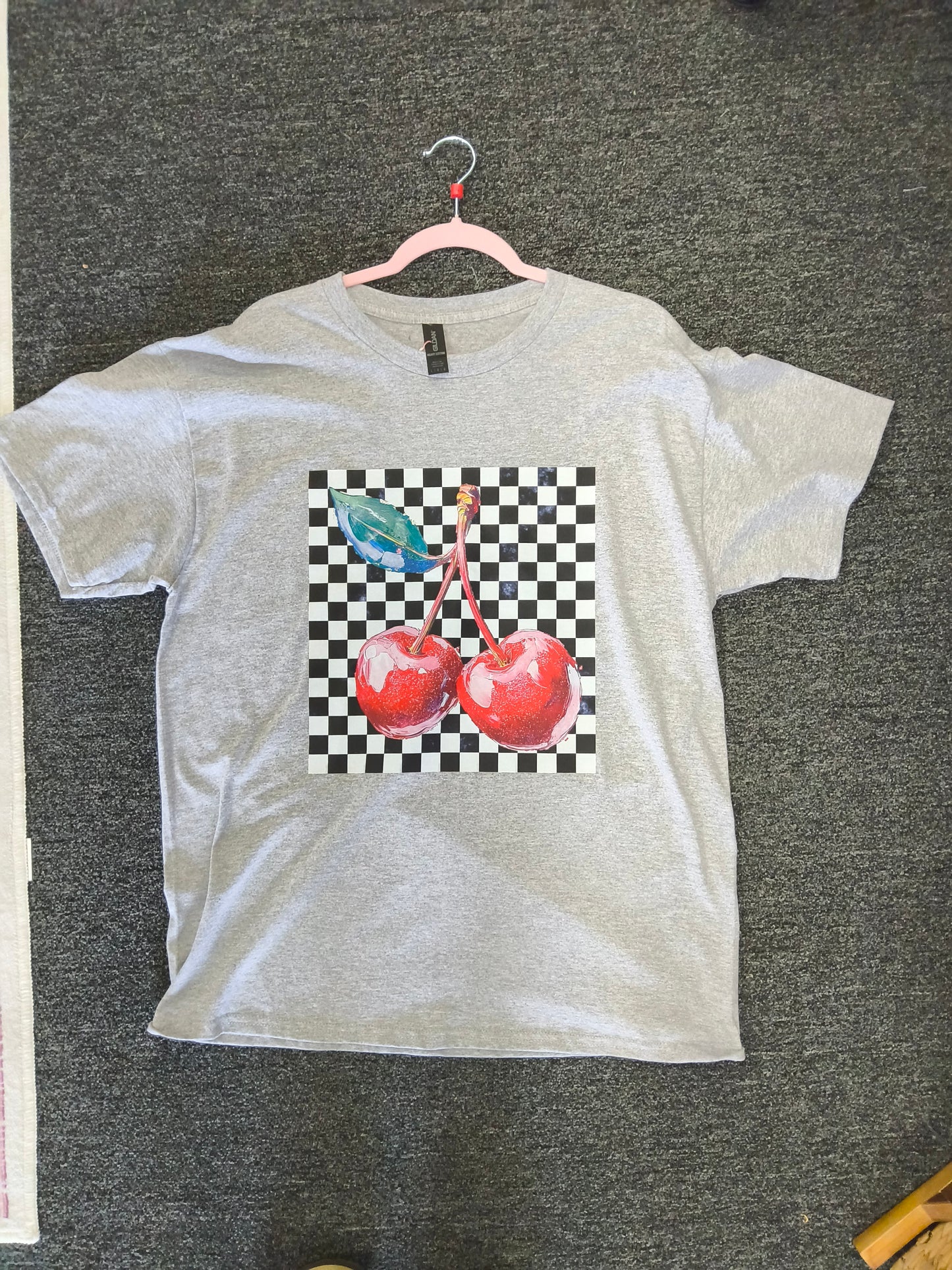 Checkered Cherry Tee Shirt