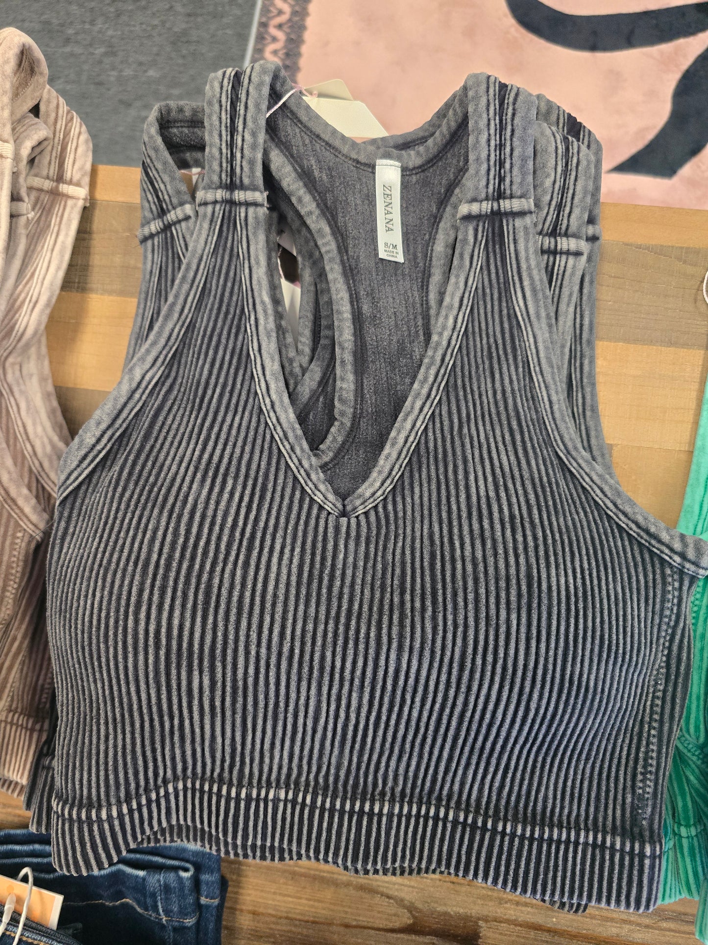 Racerback Tank Top Padded (removable)