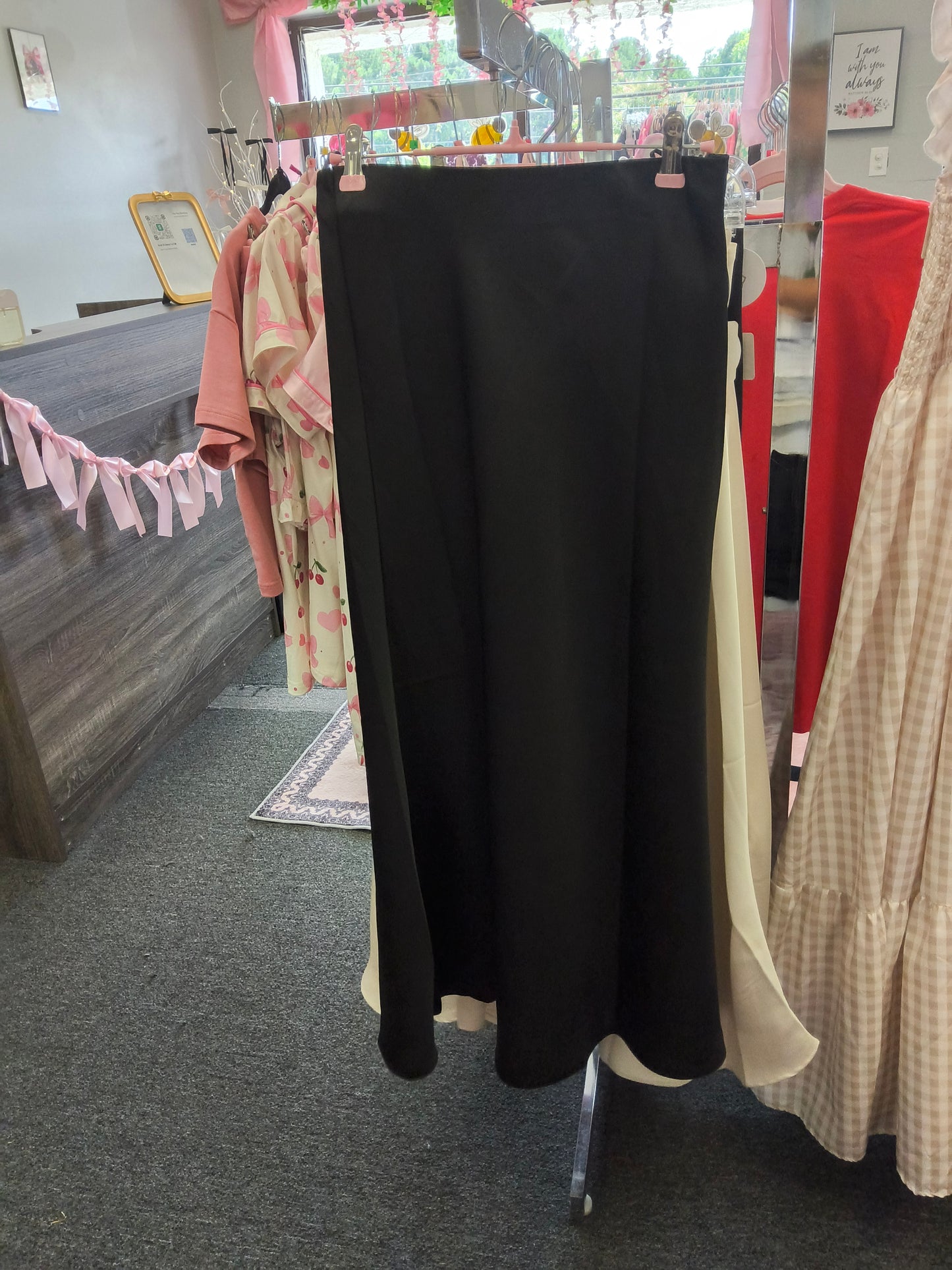 Satin Maxi Skirt
